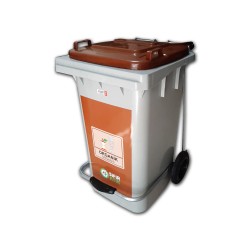 85 Litre Plastik Pedallı Sıfır Atık Geri Dönüşüm Kovası (Organik Atık)