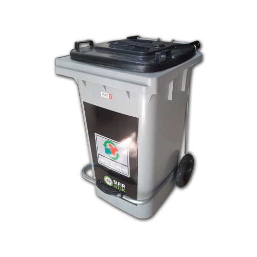 85 Litre Plastik Pedallı Sıfır Atık Geri Dönüşüm Kovası (Çöp Atıklar)