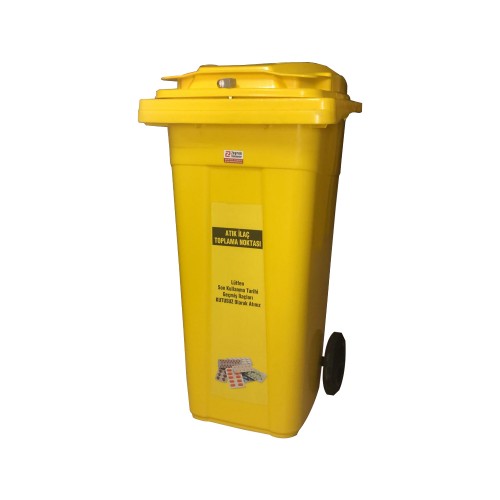 120 Litre İlaç Atık Geri Dönüşüm Konteyneri