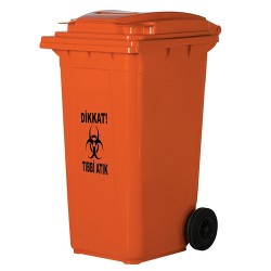 240 Litre Tıbbi Atık Konteyneri