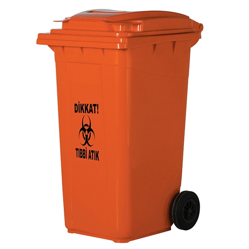 240 Litre Tıbbi Atık Konteyneri