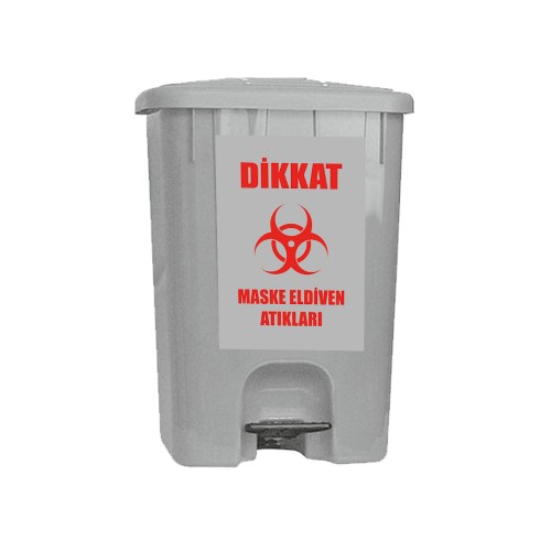 65 Litre Maske ve Eldiven Atık Kovası