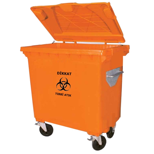 660 Litre Tıbbi Atık Konteyneri