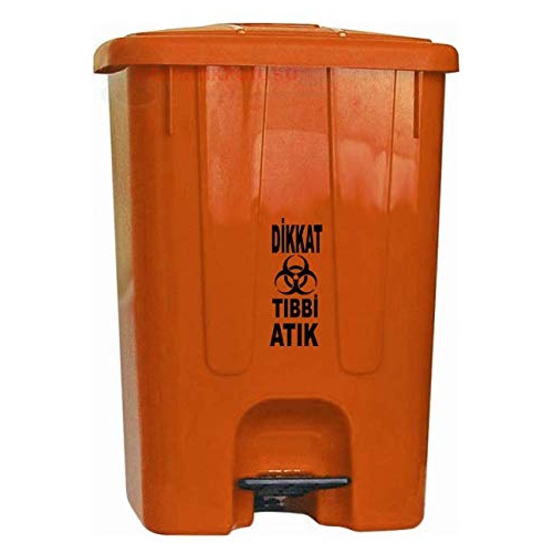 65 Litre Plastik Tıbbi Atık Kovası