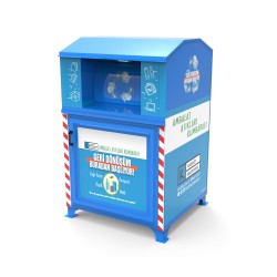 Ambalaj Atık Kumbarası 3000 Litre Vinçsiz Model