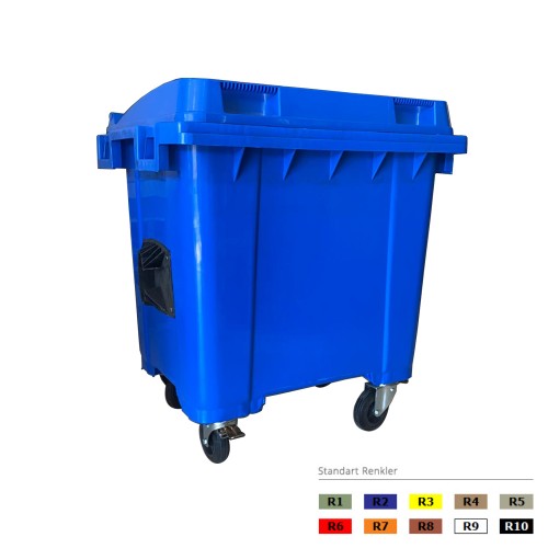 400 Litre Plastik Mobil Çöp Konteynerleri