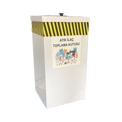 Atık ilaç Toplama Kutusu 54 Litre