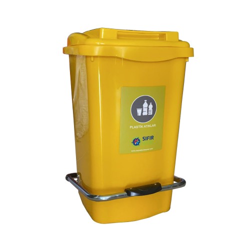 45 Litre Plastik Atık Plastik Sıfır Atık Konteyneri