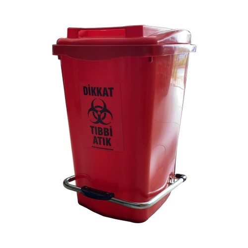 65 Litre Tıbbi Atık Plastik Sıfır Atık Konteyneri
