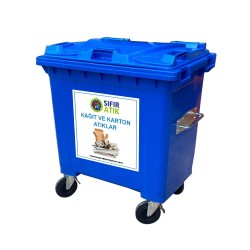770 Litre Geri Dönüşüm Sıfır Atık Konteyneri
