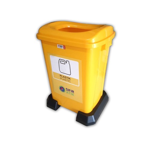 50 Litre Plastik Sıfır Atık Geri Dönüşüm Kovası Plastik