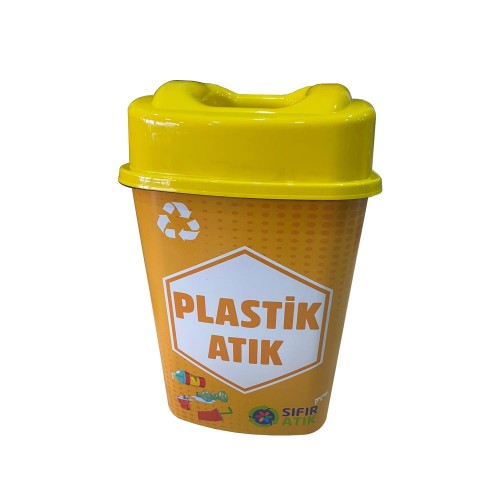 60 Litre Plastik Sıfır Atık Geri Dönüşüm Kovası Plastik