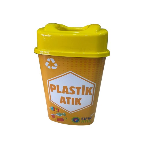 60 Litre Plastik Sıfır Atık Geri Dönüşüm Kovası Plastik 60 Litre Plastik Sıfır Atık Geri Dönüşüm Kovası Plastik