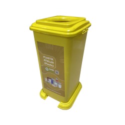 70 Litre Plastik Sıfır Atık Geri Dönüşüm Kovası Plastik