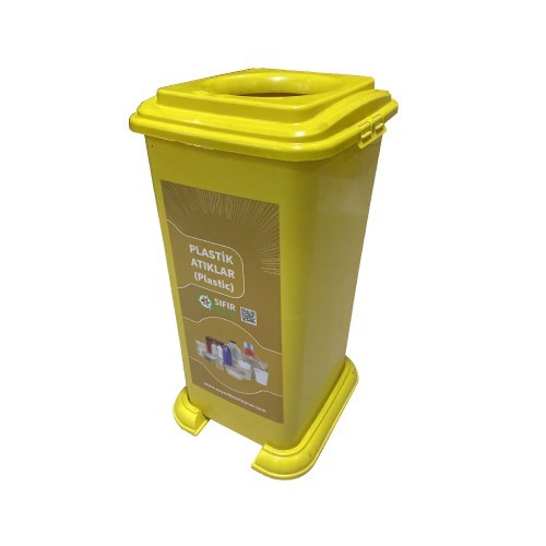 70 Litre Plastik Sıfır Atık Geri Dönüşüm Kovası Plastik