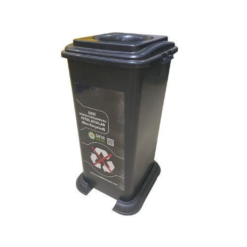 70 Litre Plastik Sıfır Atık Kovası (Geri Dönüştürülemeyen)