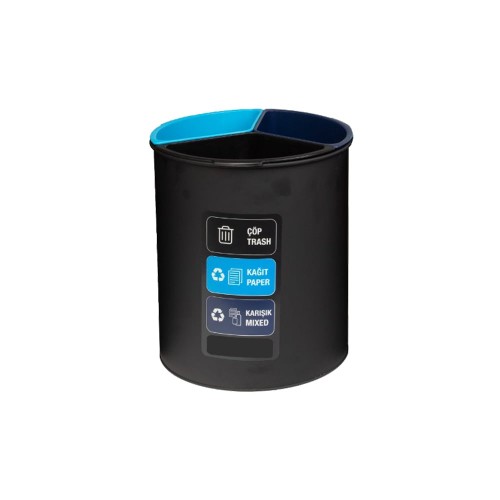 12 Litre 3'Lü Roomcycle Sıfır Atık Kovası 30