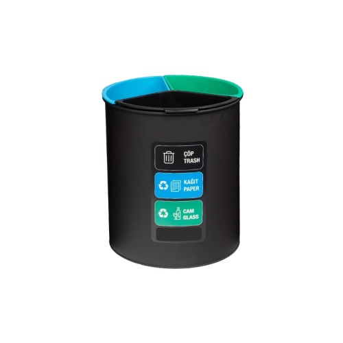 12 Litre 3'Lü Roomcycle Sıfır Atık Kovası 31