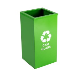 1021D Boyalı Sıfır Atık Geri Dönüşüm Kovası