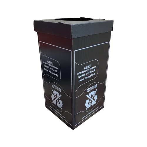 Evsel Sıfır Atık Geri Dönüşüm Kutusu 70 Litre
