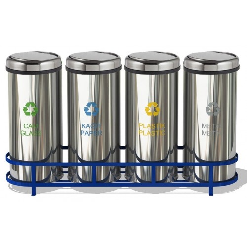 ZK-322C 4'Lü Sıfır Atık Geri Dönüşüm Seti
