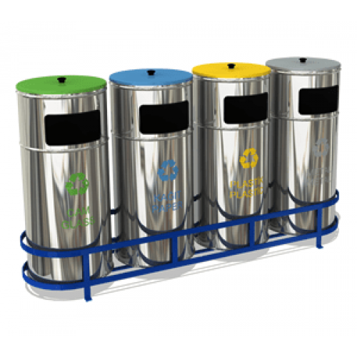 ZK-324A 4'Lü Sıfır Atık Geri Dönüşüm Seti