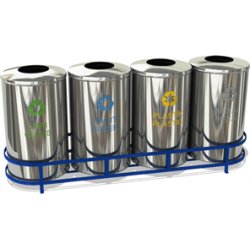 ZK-325A 4'Lü Sıfır Atık Geri Dönüşüm Seti