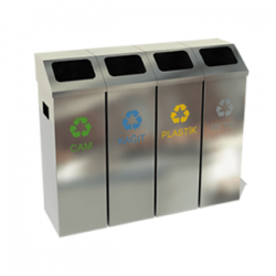 ZK-327A 4'Lü Sıfır Atık Geri Dönüşüm Seti