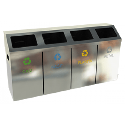 ZK-328A 4'Lü Sıfır Atık Geri Dönüşüm Seti
