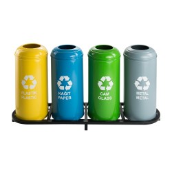 ZK-1007A 4’'Lü Boyalı Geri Dönüşüm Seti