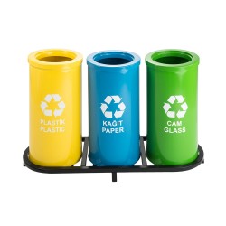 ZK-1009B 3’Lü Boyalı Geri Dönüşüm Seti